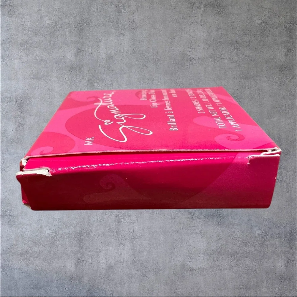 Mary Kay MK Signature Bronzing‎ Lip Gloss Duo Mango/Mist 000151 New Box 0.10oz